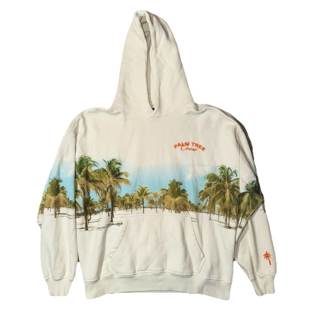 Palm Tree Crew x Abercrombie and Fitch Hoodie Size Medium
